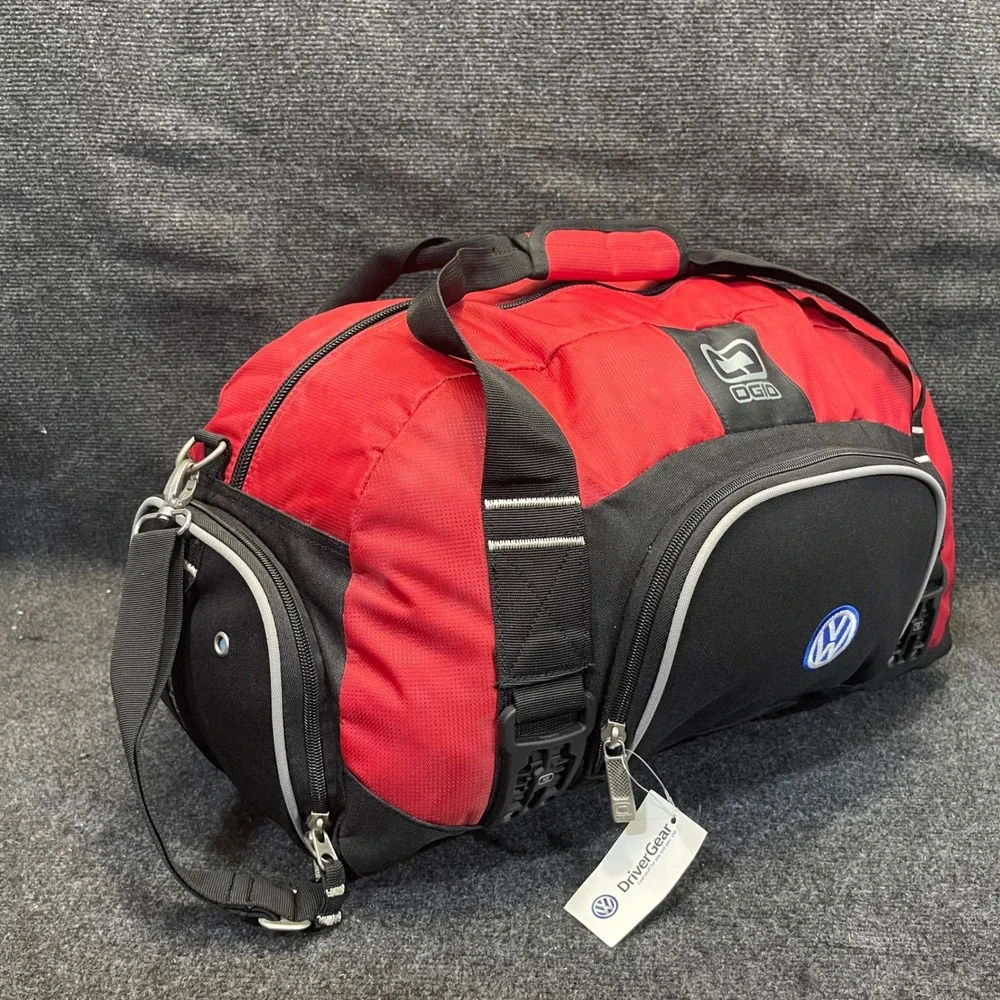 OGIO DRG015790-RED-OS VW DriverGear Red/Black Volkswagen Big Dome‎ Duffle Bag